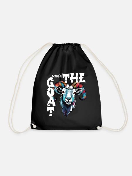 Qui est le GOAT - Sac de sport léger - noir