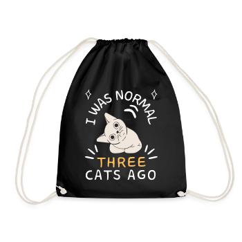 J’étais normal il y a trois chats - Sac de sport léger - noir - Devant