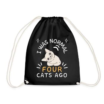 J’étais normal il y a quatre chats - Sac de sport léger - noir - Devant