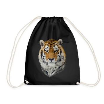 Tigre - Sac de sport léger - noir - Devant