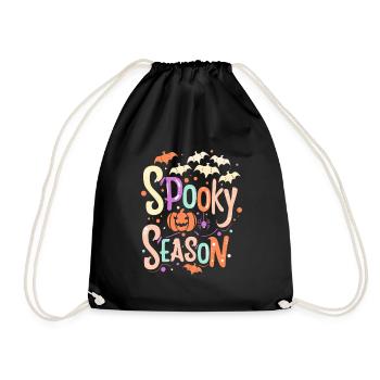 Halloween Spooky Season - Genieße den Spukspaß - Turnbeutel - Schwarz - Vorne