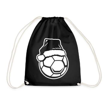 Handball Weihnachten - Turnbeutel - Schwarz - Vorne