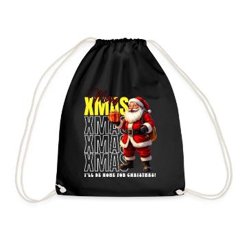 Noël Joyeux Noël Saint-Nicolas - Sac de sport léger - noir - Devant