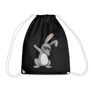 Easter Bunny Dab Easter - Drawstring Bag - black - Front