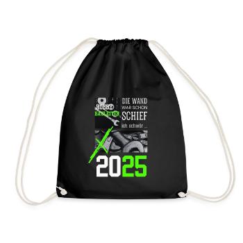 Hobby Construction Manager 2025 – I'm building it somehow now - Drawstring Bag - black - Front