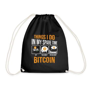 Bitcoin Miner Crypto - Sac de sport léger - noir - Devant