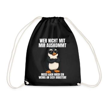 Drôle Drôle Dicton Dicton - Sac de sport léger - noir - Devant