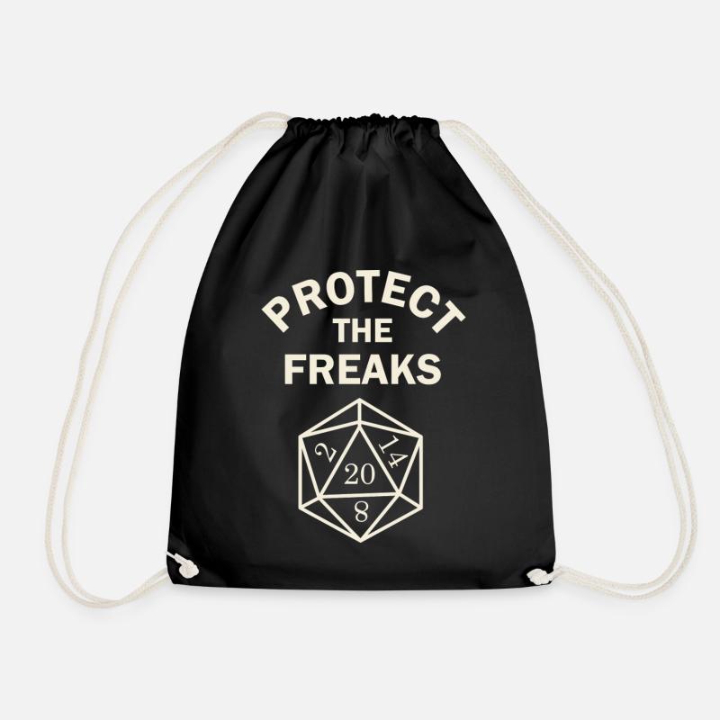 Protect the Freaks - Sac de sport léger - noir