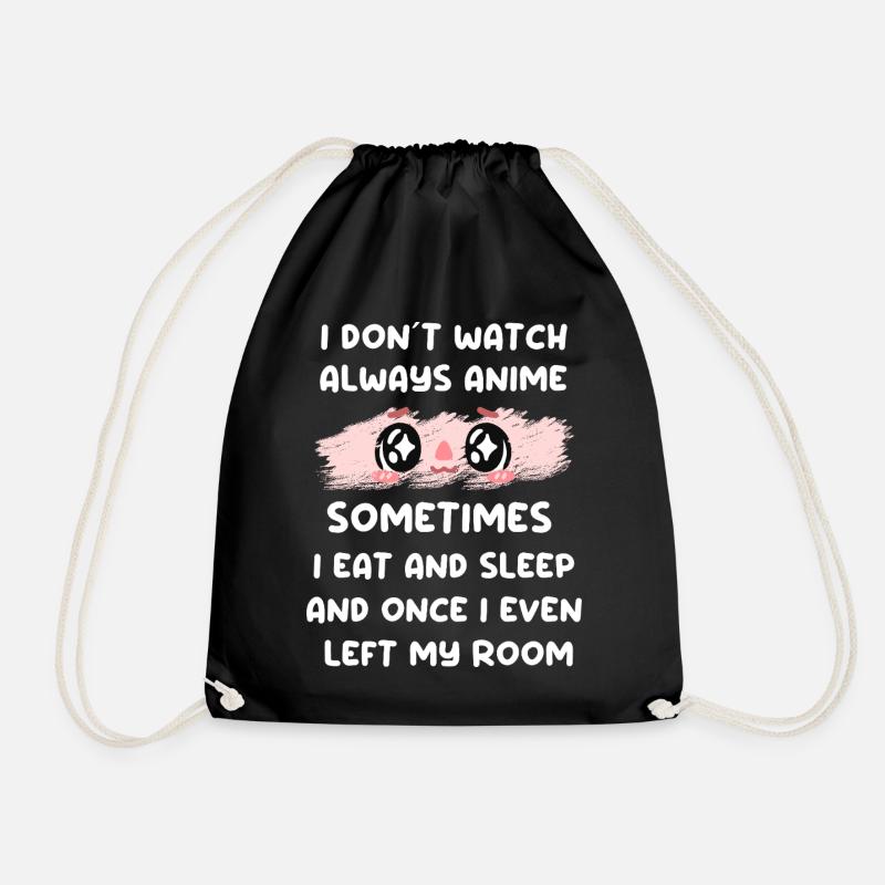 Anime - Sac de sport léger - noir
