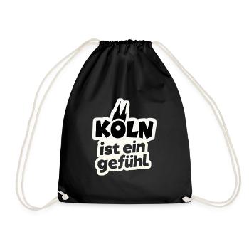 Cologne est une sensation de cathédrale de Cologne - Sac de sport léger - noir - Devant