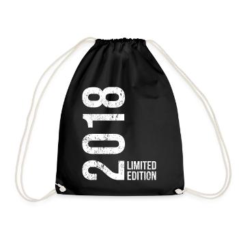 8th Birthday Boy Girls 8 Years 2018 - Drawstring Bag - black - Front