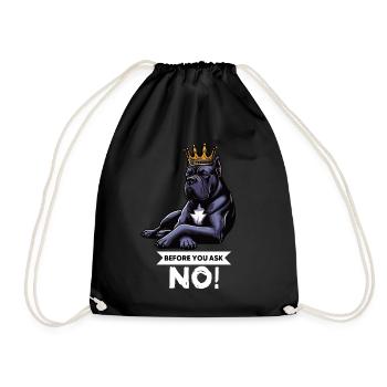 Avant de demander Cane Corso Cane Corsos Corso Corso Héliceur - Sac de sport léger - noir - Devant