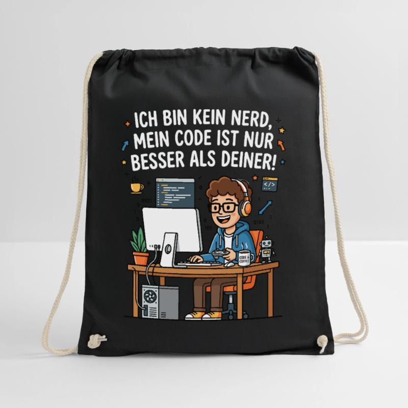 Coder Humor Programmierer Spruch Turnbeutel