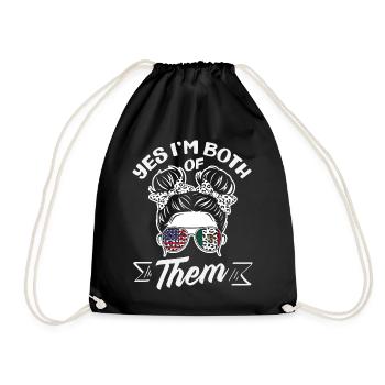 Mexico Pride & Home Mexican Mexico Flag - Drawstring Bag - black - Front