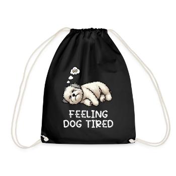 Se sentir fatigué Bolonka Zwetna Bolonka Propriétaire de Bolonka - Sac de sport léger - noir - Devant