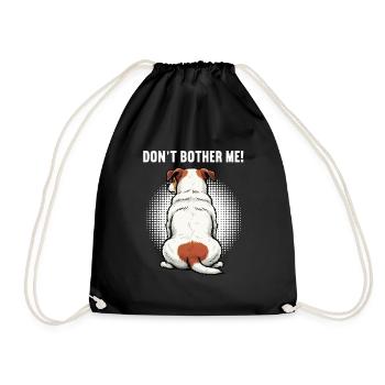 Don’t Bother Me Jack Russel terrier Jacky Jackys - Sac de sport léger - noir - Devant