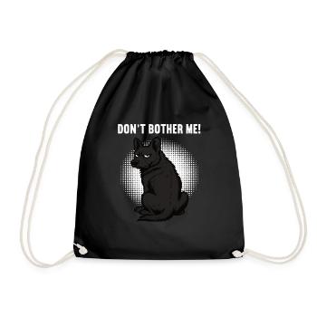 Don't Bother Me Black Shepherd Shepherd - Drawstring Bag - black - Front