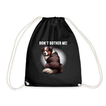 Ne m’embêtez pas, Berger australien Australien, Australiens - Sac de sport léger - noir - Devant