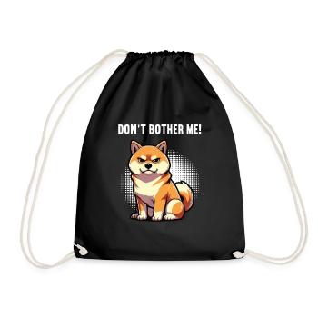 Ne me dérange pas Shiba Inu Shiba Propriétaire Shibahund - Sac de sport léger - noir - Devant