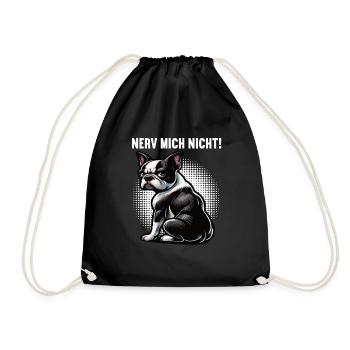 Nerv Mich Nicht Boston Terrier Boston terrier hund - Turnbeutel - Schwarz - Vorne