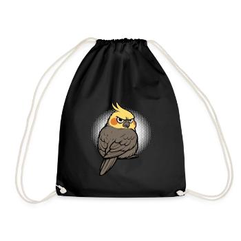 Calopsitte Calopsitte Calopsitte Oiseau calopsitte - Sac de sport léger - noir - Devant