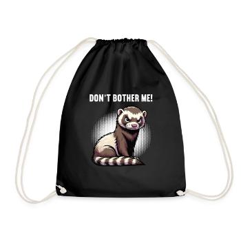 Ne me dérange pas, Furet Propriétaire de furet - Sac de sport léger - noir - Devant