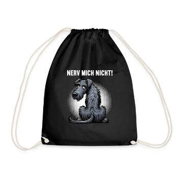 Nerv Mich Nicht Irischer Wolfshund Wolfshundhalter - Turnbeutel - Schwarz - Vorne