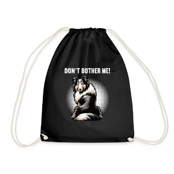 Ne me dérange pas Propriétaire de Collie Holder de Collie - Sac de sport léger - noir - Devant