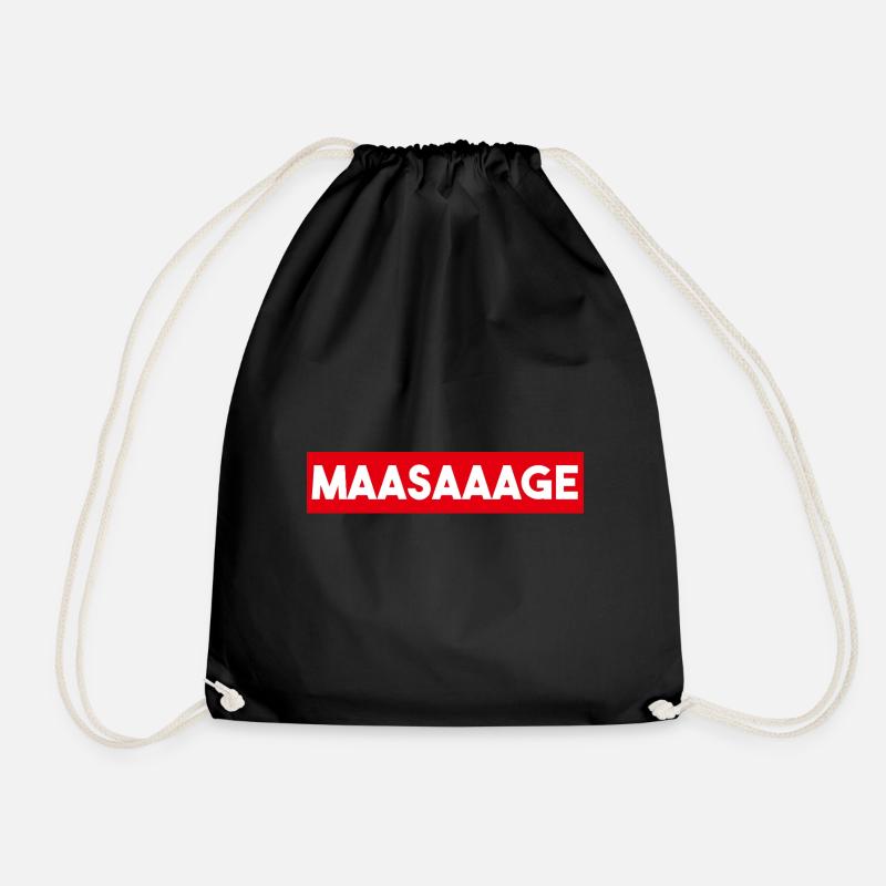 Maasaaage - Turnbeutel - Schwarz
