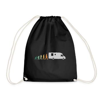 Camping Rentner Retro Style - Evolution Grand-père - Sac de sport léger - noir - Devant