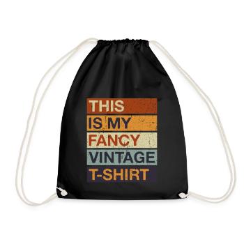 Années 1980 Rétro des années 1990 C’est mon vintage de fantaisie - Sac de sport léger - noir - Devant