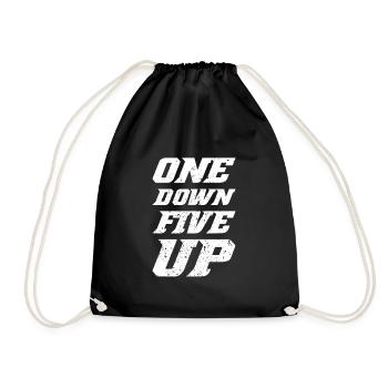 One Down Five Up - Drawstring Bag - black - Front