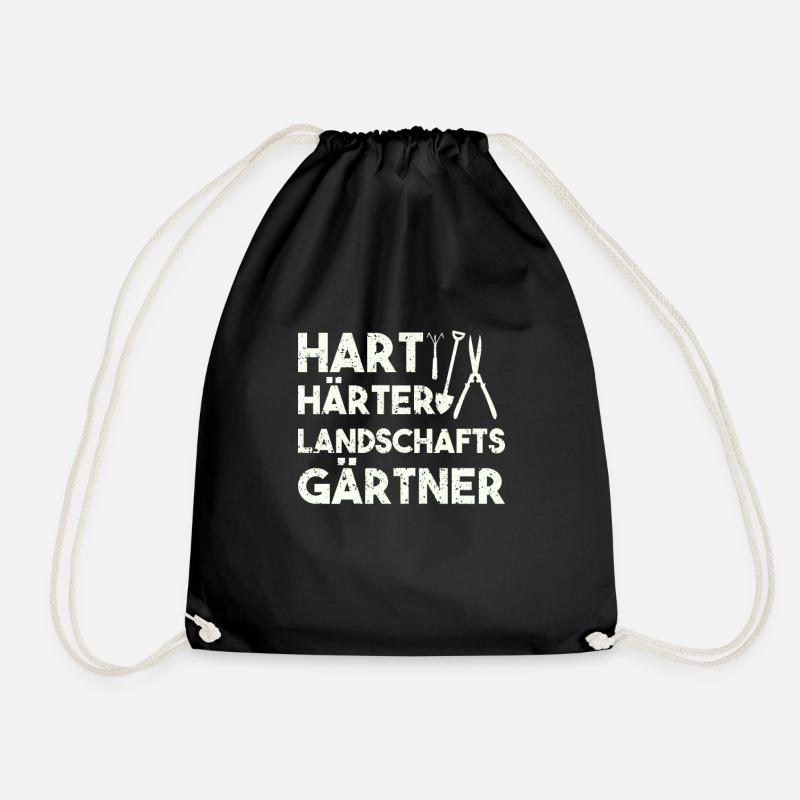 Hart Härter Landschaftsgärtner - Turnbeutel - Schwarz