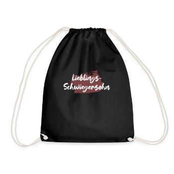 Cadeau de gendre préféré gendres - Sac de sport léger - noir - Devant