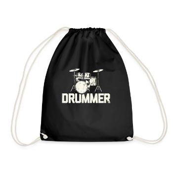 Batterie batteur cadeau batteur batteur - Sac de sport léger - noir - Devant