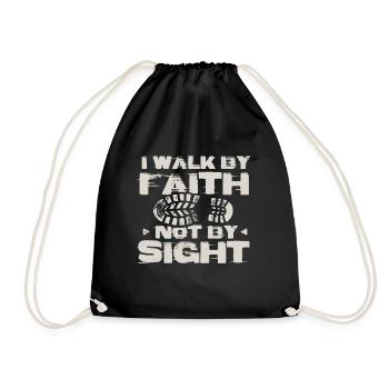 Jésus Jésus Bible Dieu foi Don - Sac de sport léger - noir - Devant