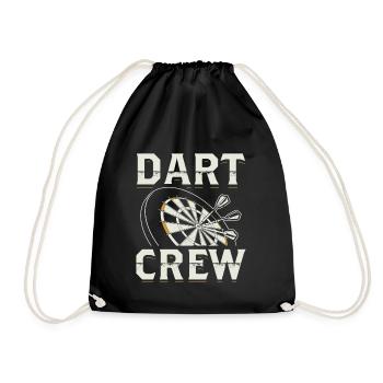 Dart Dart Darts Darter Dart Team Gift - Drawstring Bag - black - Front