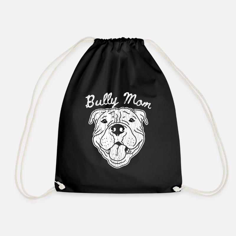 Bully Mom Hundebesitzer American Bully Geschenk - Turnbeutel - Schwarz