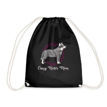 Heeler Mom Australian Cattle Dog Chien cadeau - Sac de sport léger - noir - Devant