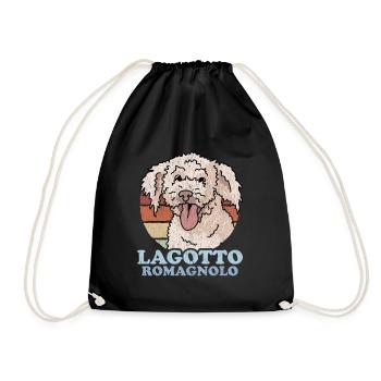 lagotto Romagnolo | Cadeau de propriétaire de chien de chien - Sac de sport léger - noir - Devant