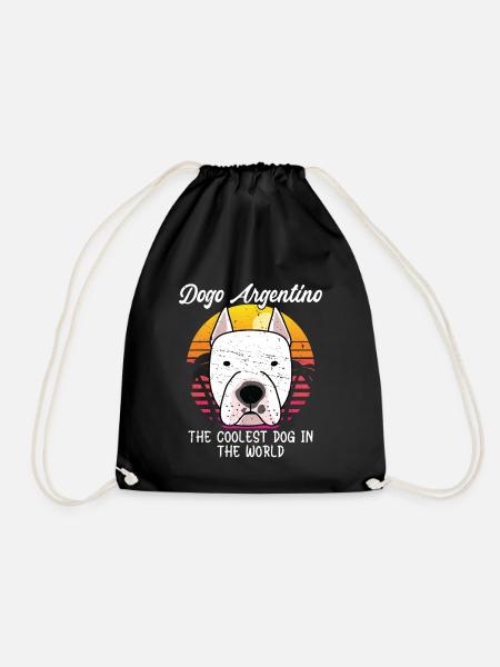 Dogo Argentino Dog Dog Owner Regalo - Sacca sportiva - nero