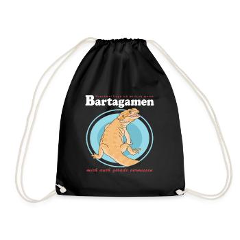 Dragon barbu Reptiles Dragons barbus Cadeau - Sac de sport léger - noir - Devant