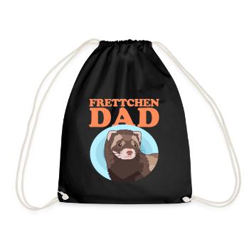 Furet Papa Furet Propriétaire Ferret Cadeau - Sac de sport léger - noir - Devant