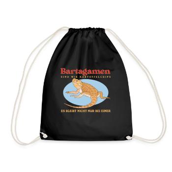 Dragon barbu Reptiles Dragons barbus Cadeau - Sac de sport léger - noir - Devant