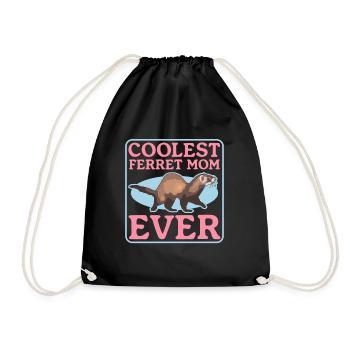 Ferret Maman Ferret Cadeau Amant - Sac de sport léger - noir - Devant