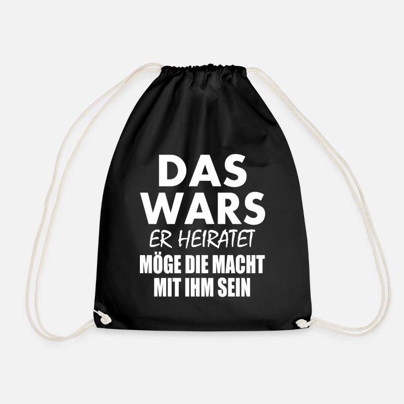 Das wars - Turnbeutel - Schwarz