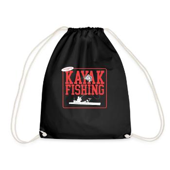 Kayak Pêche Kayak Pêcheur Kayak Kayaker Cadeau - Sac de sport léger - noir - Devant