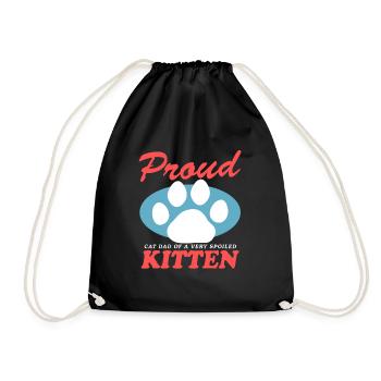 Cat Daddy Cat Cat Owner Cadeau - Sac de sport léger - noir - Devant