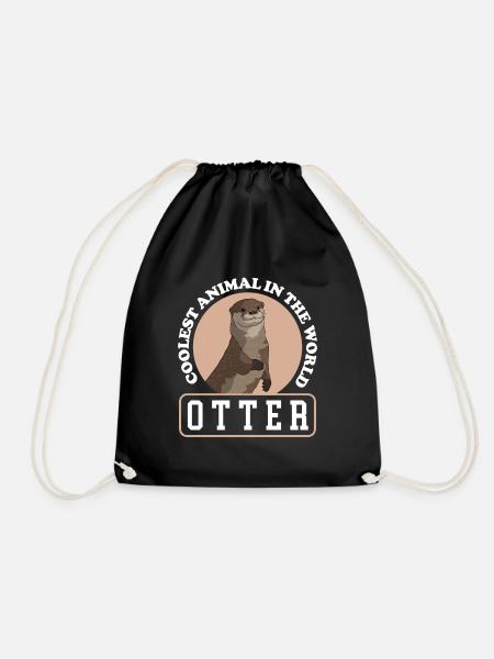 Lontra Sea Otter Regalo Lontra - Sacca sportiva - nero