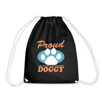 Dog Daddy Master Dog Owner Dog Gift - Sac de sport léger - noir - Devant